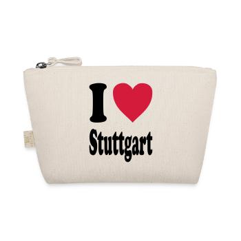 I love Stuttgart - Bio-Täschchen - Natur - Vorne