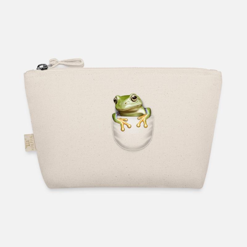 POCKET FROG - Organic Pouch - nature