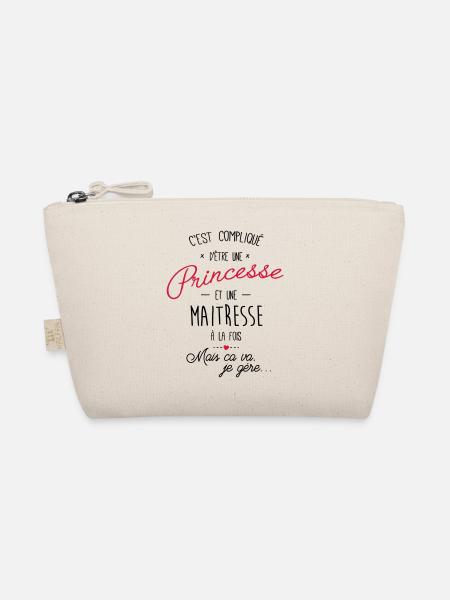 princesse et maitresse - Trousse biologique - nature - Devant