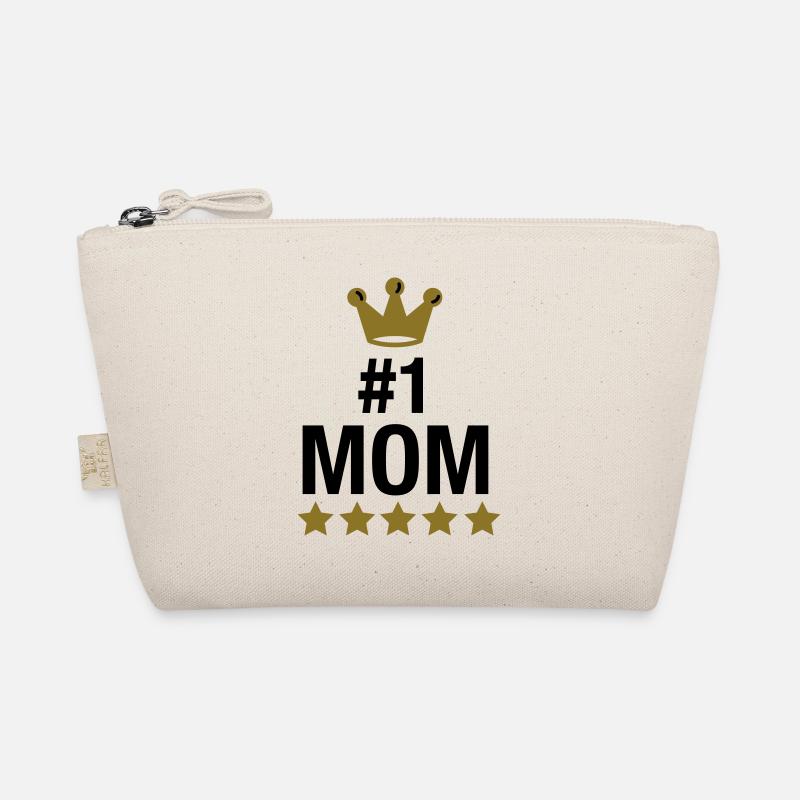 nr. 1 mom - no. 1 mom - number one mom - muttertag - Bio-Täschchen - Natur