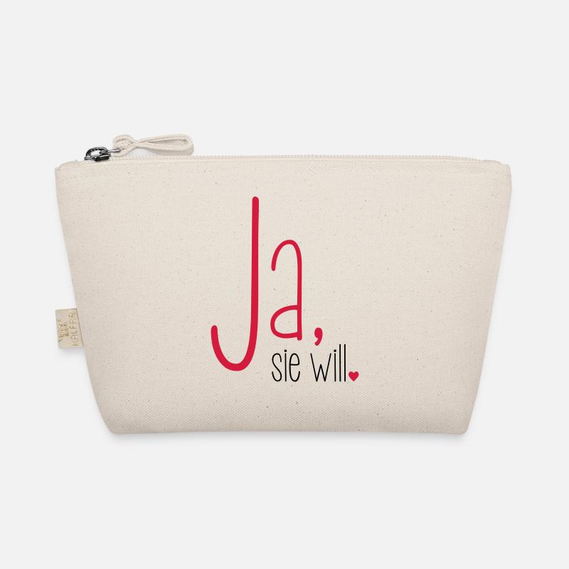 Ja sie will Junggesellin Junggesellenabschied Bio-Täschchen