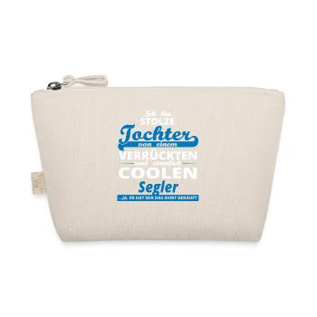GESCHENK GEBURTSTAG STOLZE TOCHTER VON Segler - Bio-Täschchen - Natur - Vorne