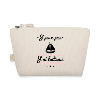 J'peux pas j'ai bateau, marin, mer, océan - Trousse biologique - nature - Devant
