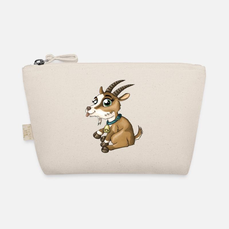 Cute funny goat Organic Pouch