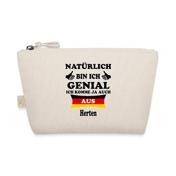 Geschenk Genial komme aus Herten - Bio-Täschchen - Natur - Vorne