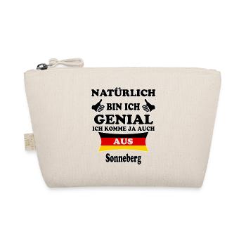 Geschenk Genial komme aus Sonneberg - Bio-Täschchen - Natur - Vorne