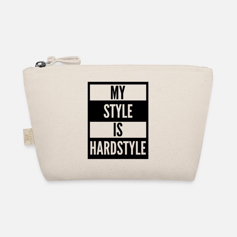 my style is hardstyle - Bio-Täschchen - Natur