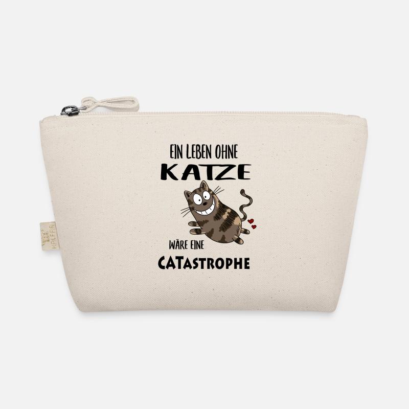Ein Leben ohne Katze wäre eine CATastrophe Bio-Täschchen