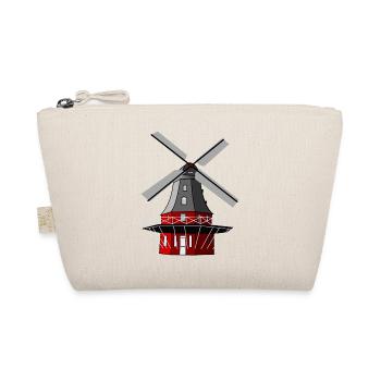 windmill windmill wind turbine windrad5 - Organic Pouch - nature - Front