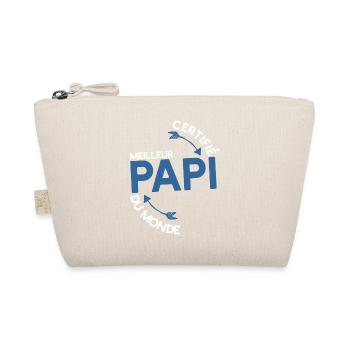 Certifié papi t-shirt cadeau papy - Trousse biologique - nature - Devant