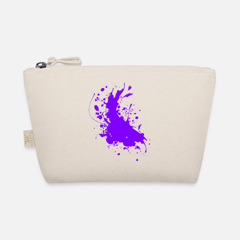 Splatter paint splashes Abstract Organic Pouch
