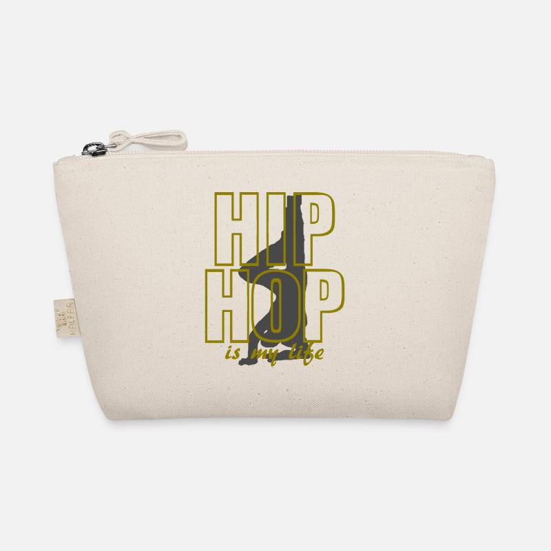 hip hop is my life - Bio-Täschchen - Natur
