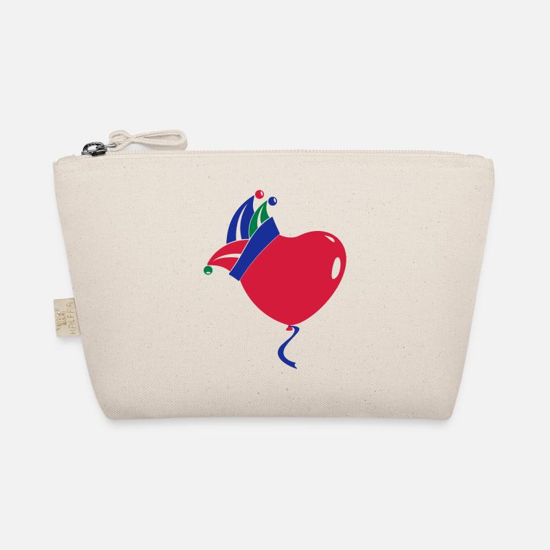 Carnival carnival fool cap heart balloon Organic Pouch