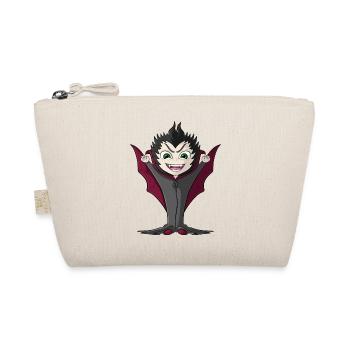 Little cartoon vampire - Organic Pouch - nature - Front
