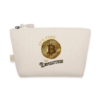 Crypto shirt Bitcoin Revolution - Trousse biologique - nature - Devant