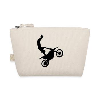 Motocross stunt driver - Organic Pouch - nature - Front