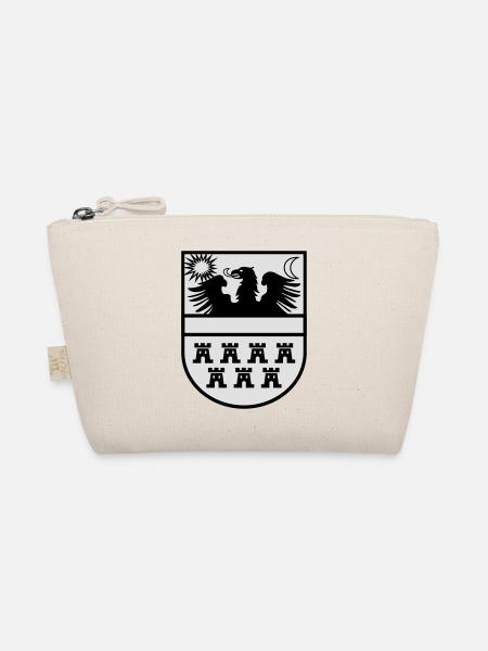 Wappen Siebenbürgen zweifarbig - Bio-Täschchen - Natur - Vorne