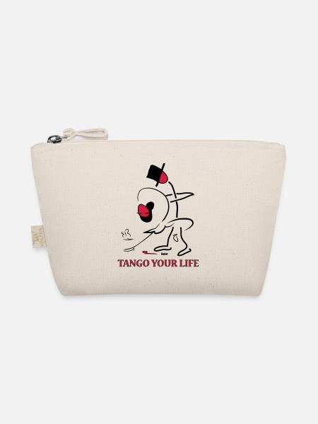 Strichmännchen - GogoLore tango your life - Bio-Täschchen - Natur - Vorne