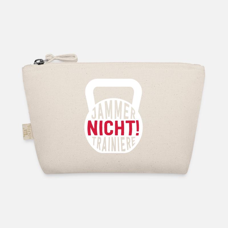 JAMMER NICHT! TRAINIERE - Bio-Täschchen - Natur