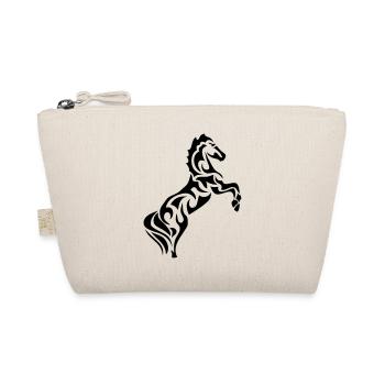 Pferd Pferd Tribal1 - Bio-Täschchen - Natur - Vorne