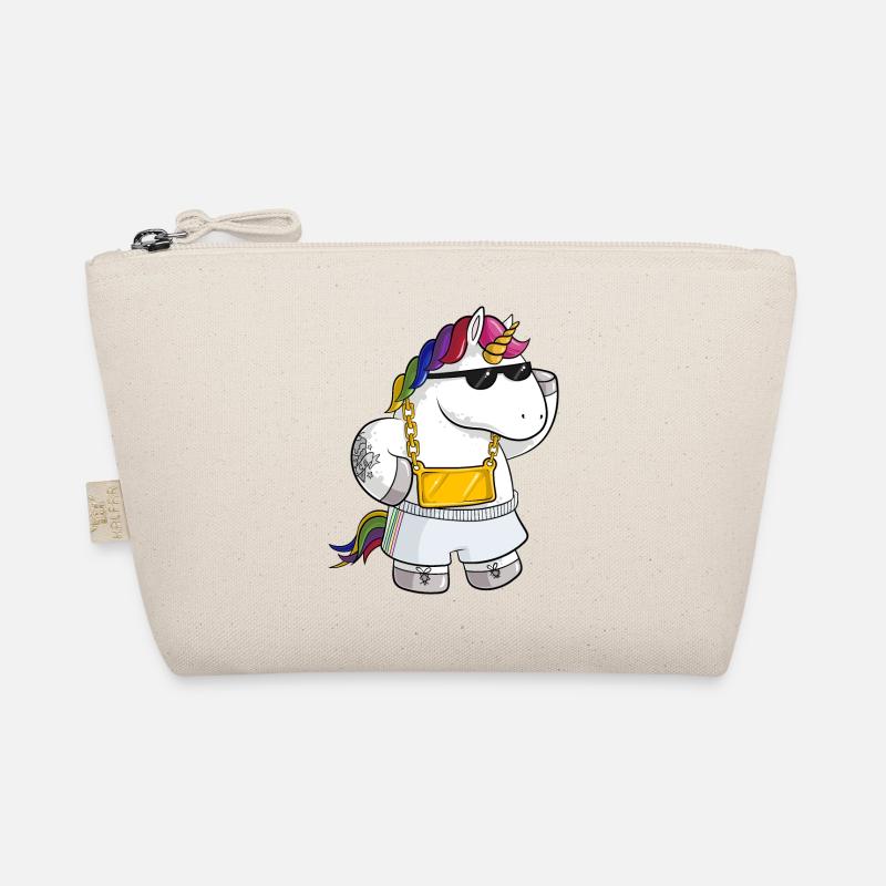 Unique cartoon unicorn Organic Pouch