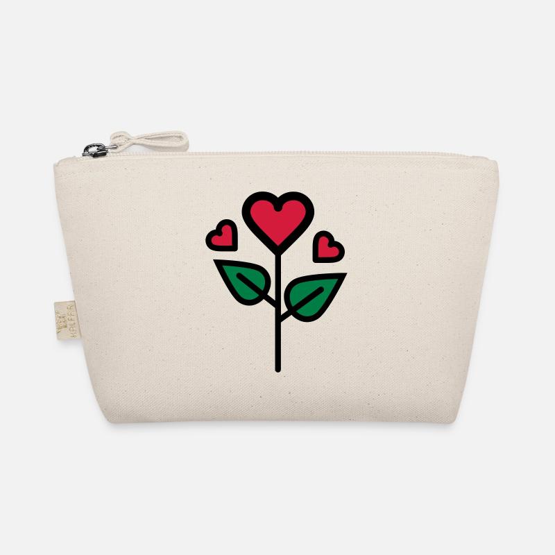 Valentine's Rose en forme de coeur Trousse biologique
