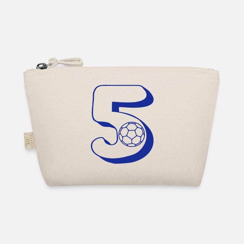 Nummer 5 Handball-Spieler Bio-Täschchen