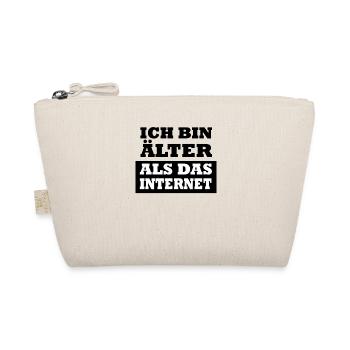 Ich bin Älter als das Internet - Bio-Täschchen - Natur - Vorne