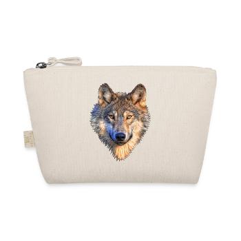 Wolf - Bio-Täschchen - Natur - Vorne
