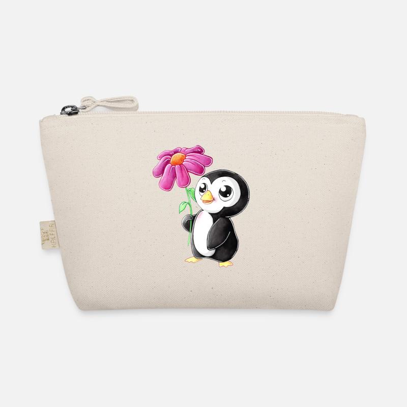 Putziger Comic Pinguin Bio-Täschchen