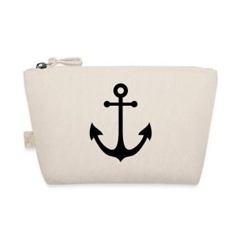 anchor boat ship swimming sea sailor captain - Organic Pouch - nature - Front
