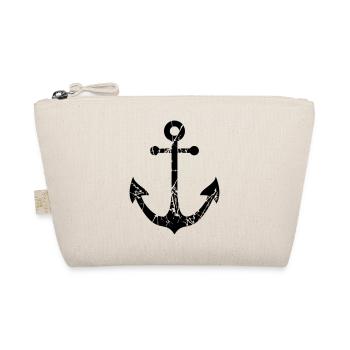 cracks scratch anchor boat ship swimming sea mat - Organic Pouch - nature - Front