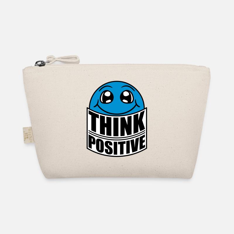 gesicht denken cool think positive positiv bleiben Bio-Täschchen