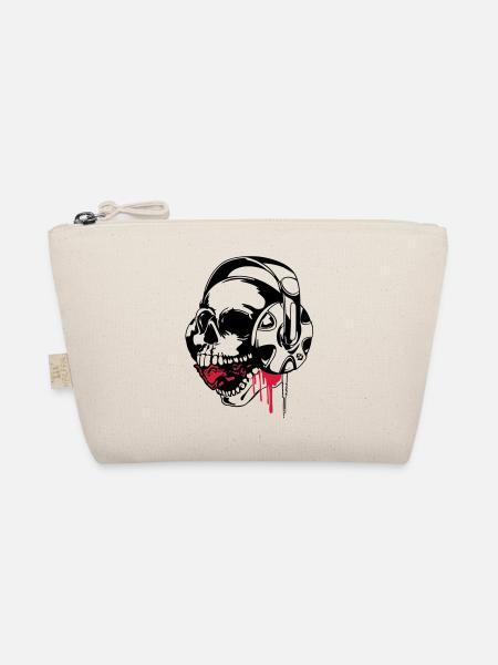 skull music vect by customstyle - Trousse biologique - nature - Devant