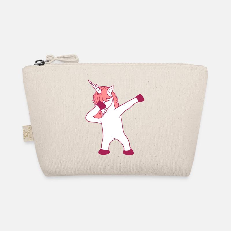dabbing unicorn dab pose dance happy standing e Organic Pouch