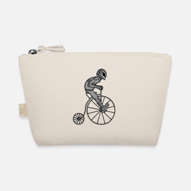 Retro Biker - Bio-Täschchen - Natur