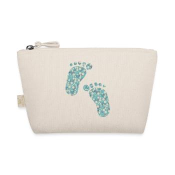pieds liberty turquoise - Trousse biologique - nature - Devant