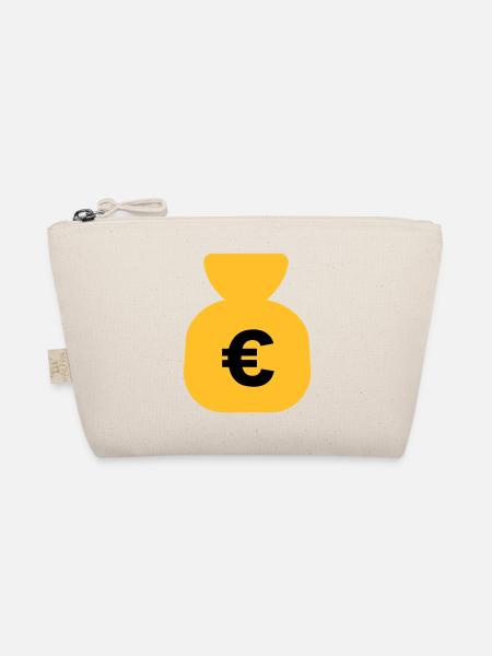 Geld Euro - Bio-Täschchen - Natur - Vorne