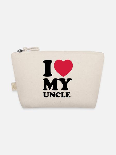 I love my uncle - Bio-Täschchen - Natur
