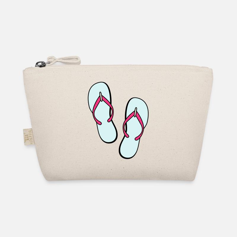 flip flops sommer beach strand party Bio-Täschchen