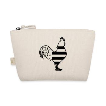 Breton French rooster emblem new britain - Organic Pouch - nature - Front