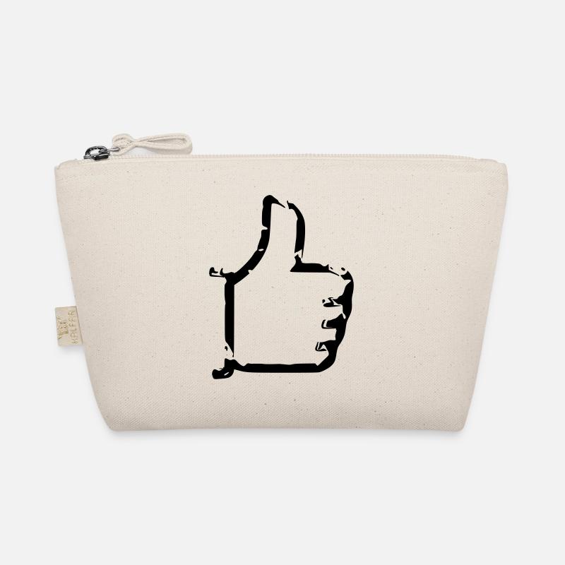 Gefällt mir - Daumen hoch - Comic Bio-Täschchen