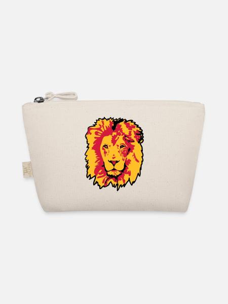 lion - Organic Pouch - nature - Front