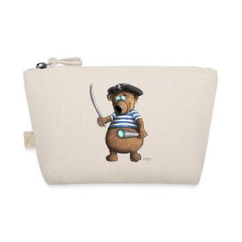 Funny pirate - Organic Pouch - nature - Front