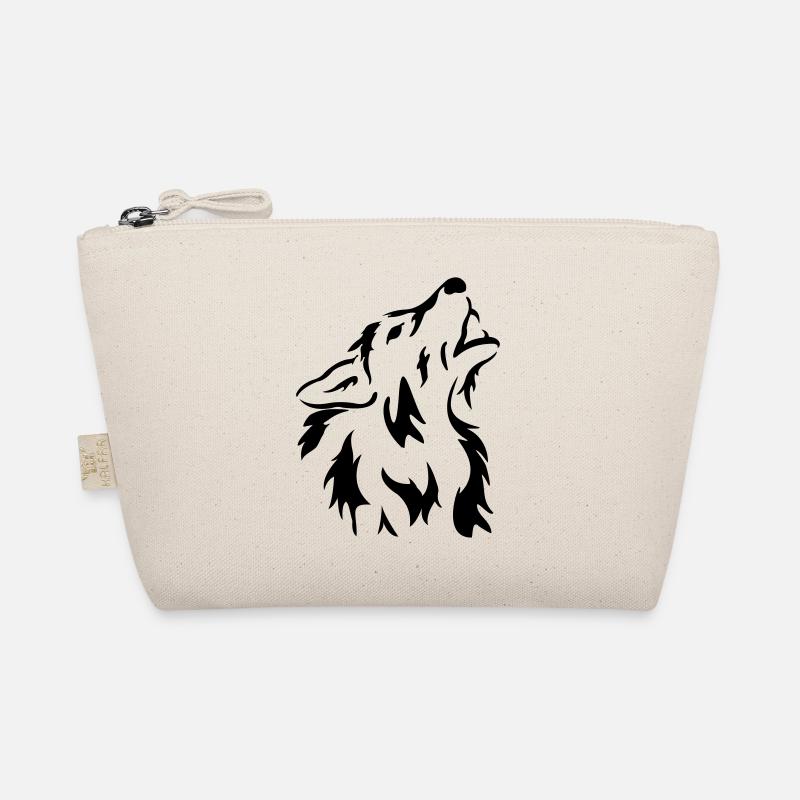 Wolf Shirt oder Hoodie selber gestalten bedrucken Bio-Täschchen