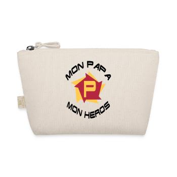 Mon papa mon héros - Organic Pouch - nature - Front