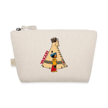 Yakari et son tipi Tee shirt manches longues - Trousse biologique - nature - Devant
