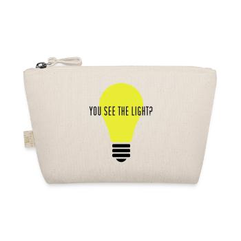 YOU SEE THE LIGHT? - Bio-Täschchen - Natur - Vorne