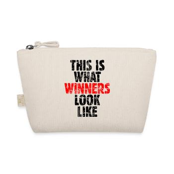 THIS IS WHAT WINNERS LOOK LIKE - Bio-Täschchen - Natur - Vorne