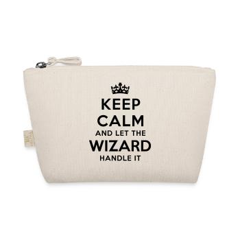 keep calm let wizard handle it - Organic Pouch - nature - Front